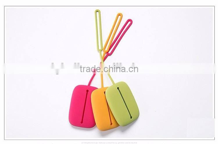 Portable and Colorful Silicone Card Case Key Holder