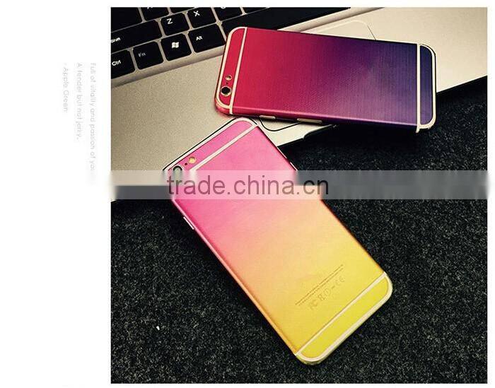 Full Body Glitter Rainbow Sticker Cover Wrap Skin For iPhone 6