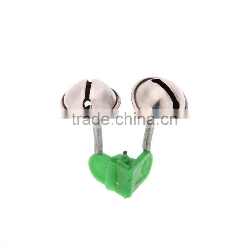 5Pcs Big Twin Bells Fishing Bite Alarm Clip on Fishing Rod Fishing Accessory