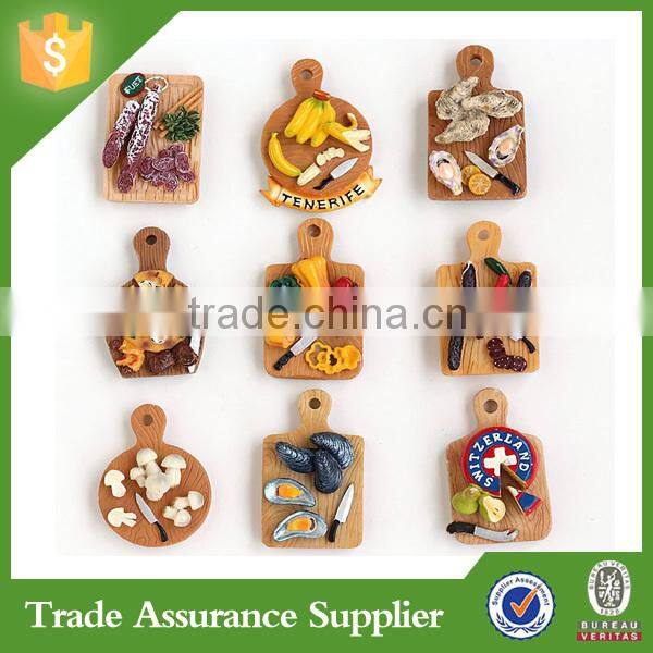 Factory Direct The Chopping Block Food 3d Resin Fridge Magnet
