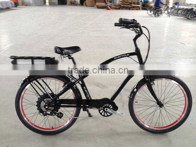 350W or 500W beach style cruiser electric bicycle for USA market