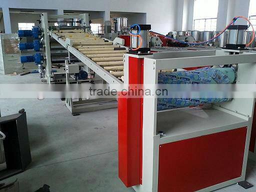 Professional New and recycled Plastic extrusion HD LD PE sheet production line