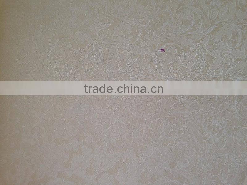 solid colour flowers vinyl wallpaper