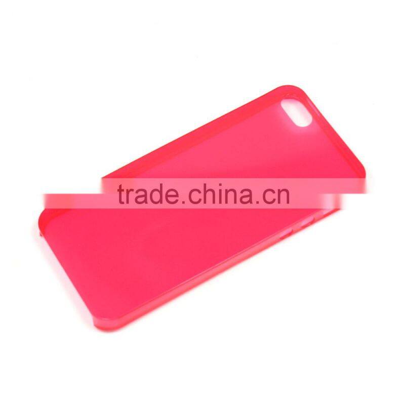2015 PP shell fashion transparent mobile phone case for Iphone 5/5s