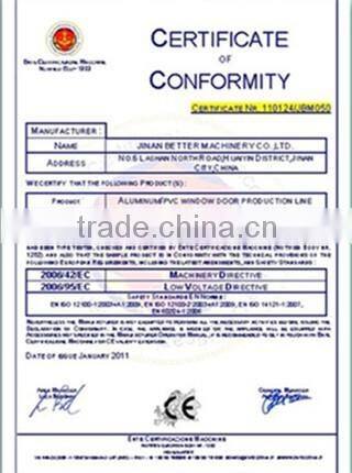 Single Crimping Tooling Aluminium Window Frame Making Machine