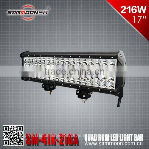 4 row led light bar off road quad row light bar 4x4 4wd roof top led light bar
