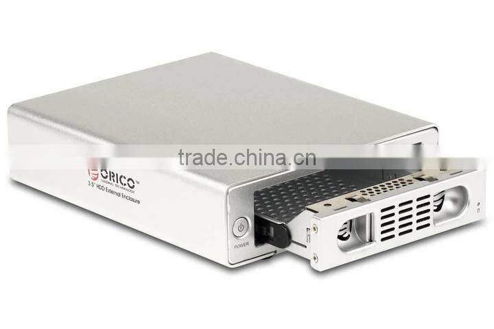 aluminum 3.5'' external hdd drive case with Firewire Interface,designed for MAC users