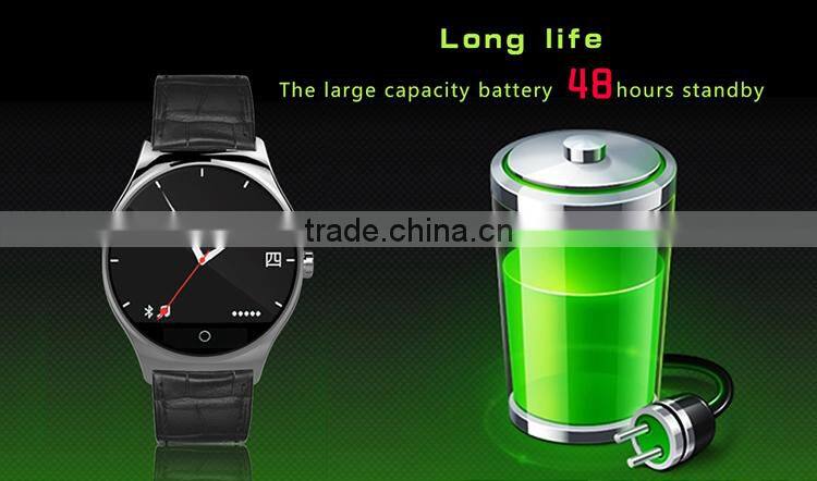 Waterproof IP65 IPS touch screen bluetooth version 4.0 heart rate test watch
