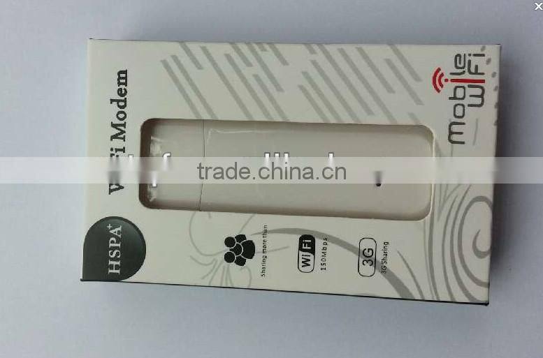 USB Dongle Unlocked UMTS 2100MHz 3G HSDPA Wifi Modem UMTS GSM 3g hsdpa wifi modem 14.4mbps SIM Card WiFi Modem