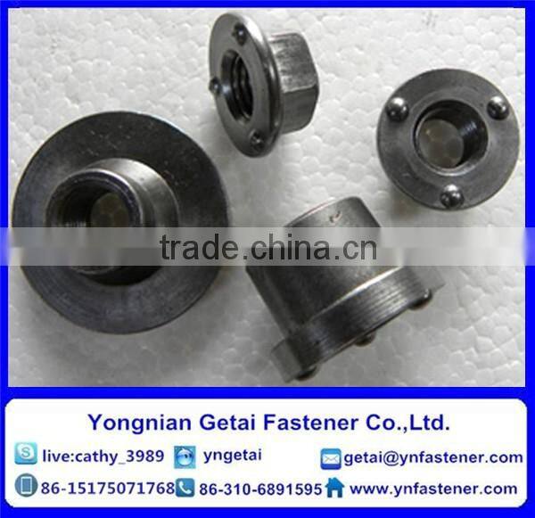 hot dip galvanizing round weld nuts DIN928 carbon steel M4 M6 M8 M10