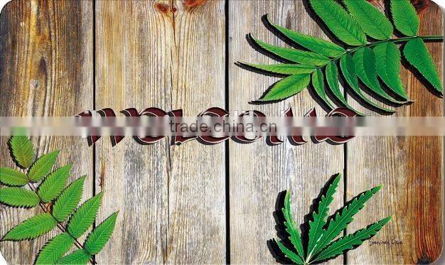 Heat transfer printing Door Mat antiSlip for Entrance recycled crumbed rubber