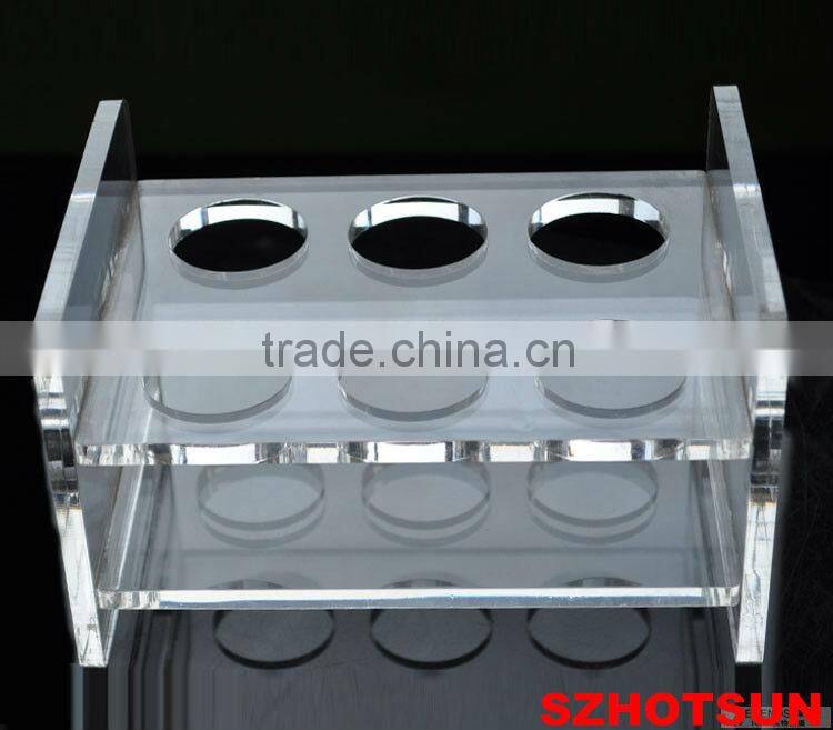 high quality acrylic cup holder for bar