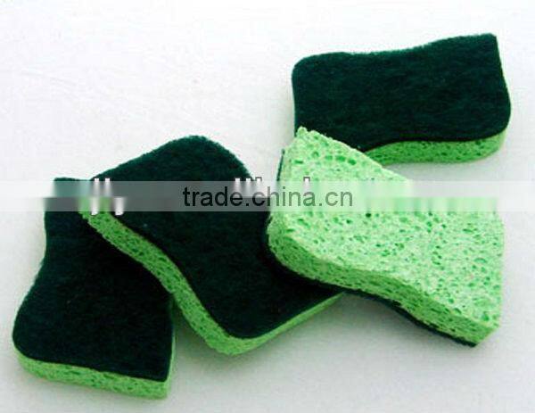 Printed Non-Scratch Scouring Kitchen Cleaning Sponge Pad