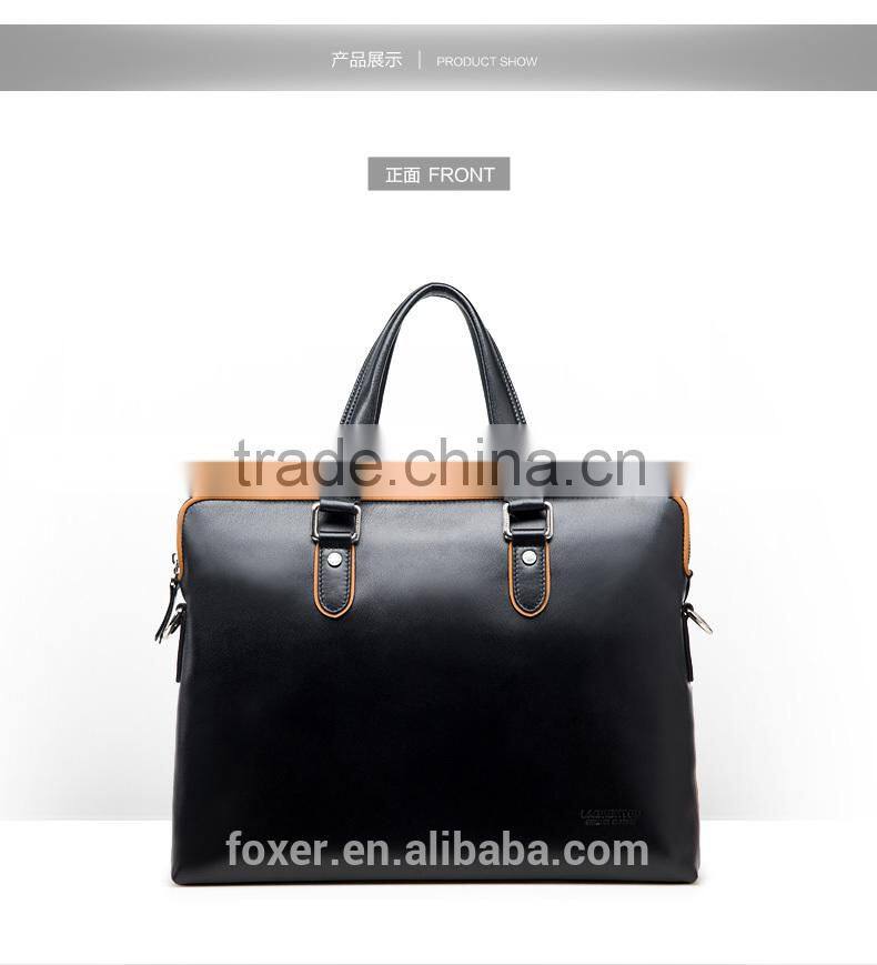business men bag leather men pu briefcase bag