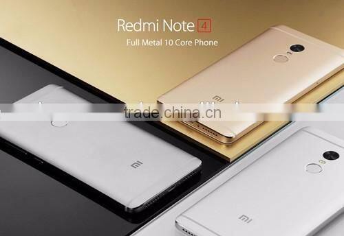 Original Xiaomi Redmi Note 4 MTK Helio X 20 Deca Core Mobile Phone 5.5" 1920x1080 13MP Metal Body Fingerprint smart phone