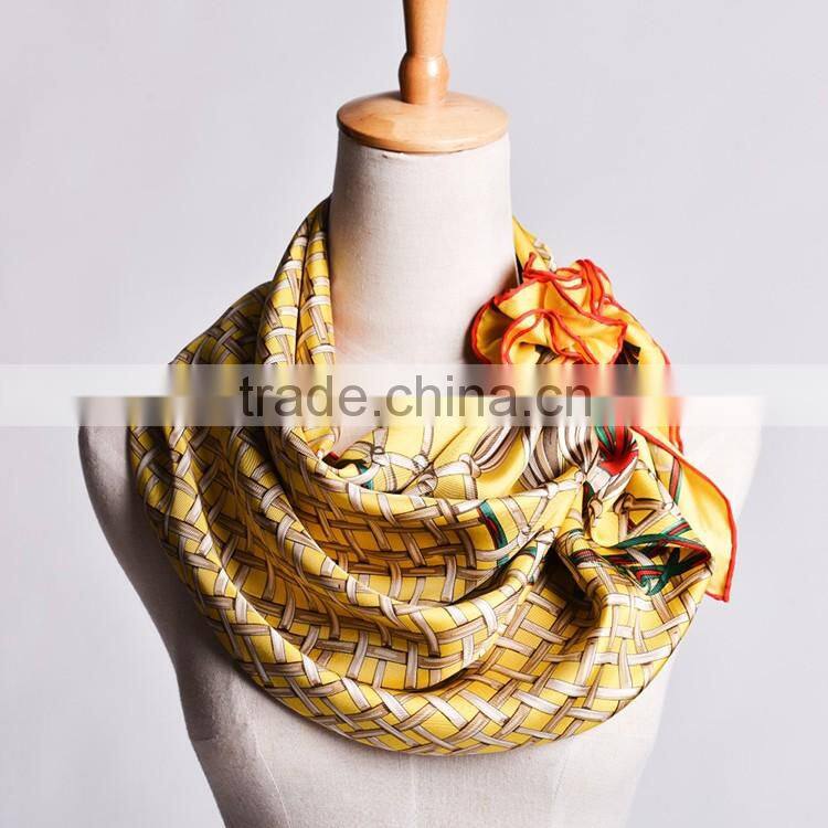 fashion silk jewelry scarf