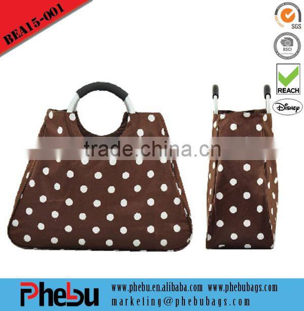 Fashion Satin beach bag with bow-tie for gift
