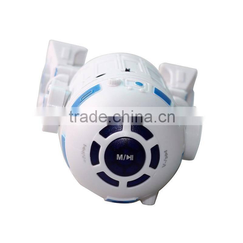 New Robot shape stereo promotional gift bluetooth speaker shenzhen