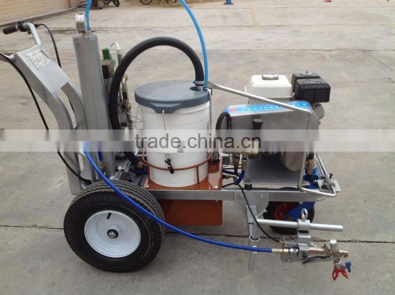 China factory portable cold road line marking machine paint price