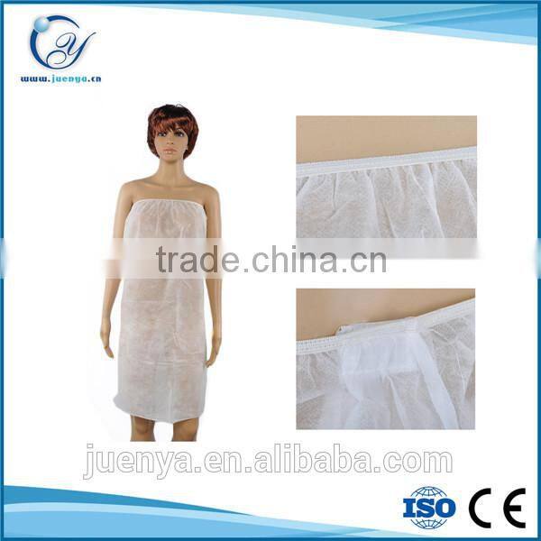 Popular tanning waxing spa use disposable bathrobe gown factory supply