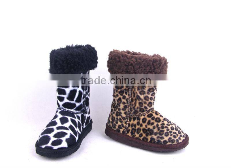 2014 KIDS Snow Boots With collar fur