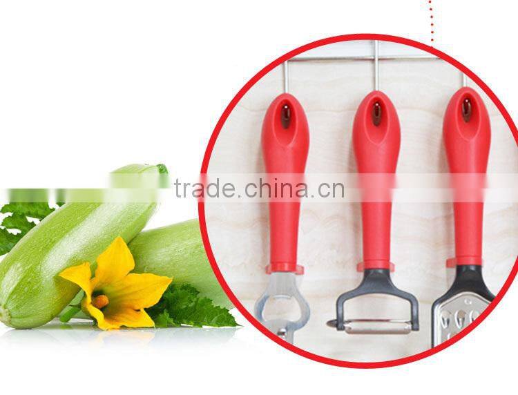 Fashion Eco-friendly Stainless steel with pp handle Kitchen Accessoriess Holder/Bottle Opener/egg Whisk 4PCS Dinnerware Set