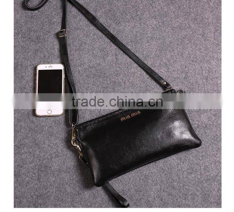 manufacturees customized simple storage cowhide handbag mini shoulder bag