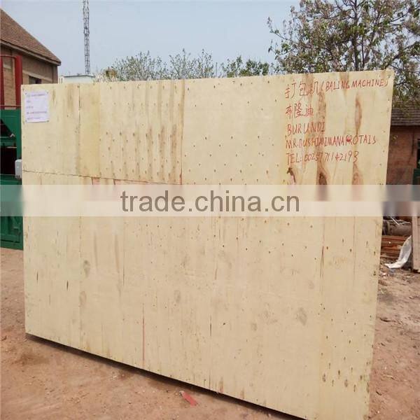 factory price and manufacturer hydraulic waste cotton bailing press machine