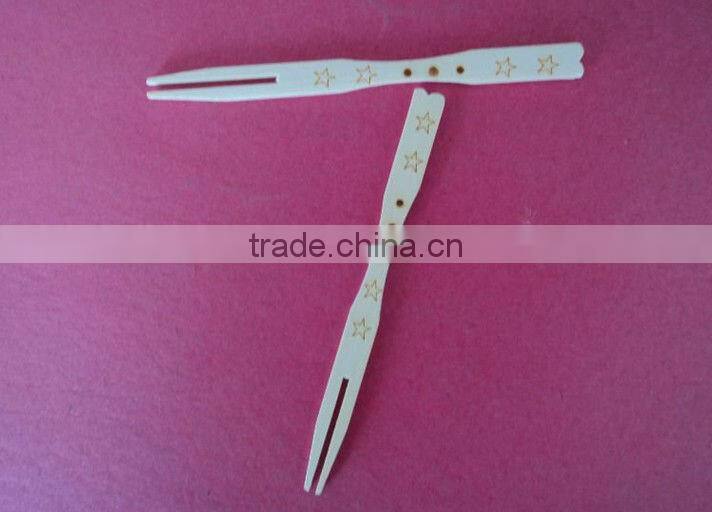natural bamboo fruit fork wholesale