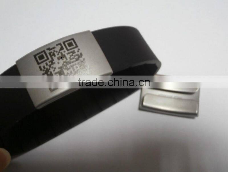 new product customized personal rubber id bracelets cheap
