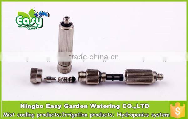 Anti drip Fog Mist Nozzle Ceramic insert, High pressure mist cooling nozzle. Brass nozzle. Mist cooling products