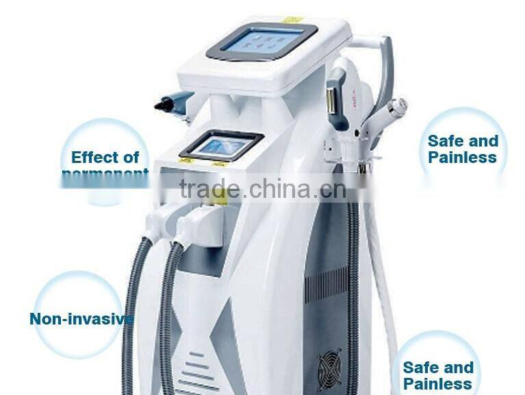Mutifuction ipl rf laser hair removal equipment/opt hair removal machine