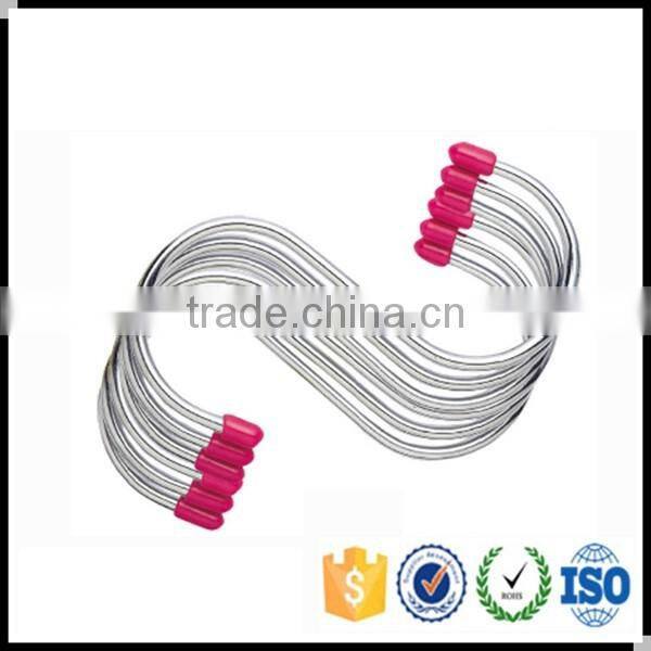 Custom decorative stainless steel hooks/various metal screw hook/type S hook