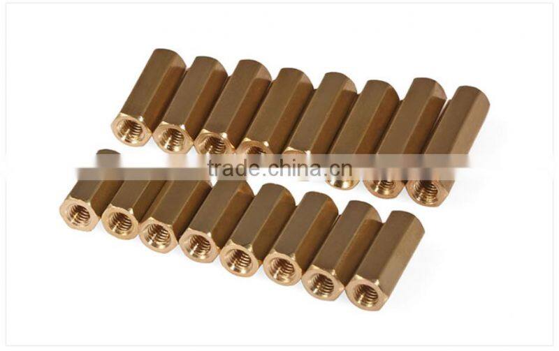 Brass Coupling Nut,M2 Brass Round Spacer Standoff