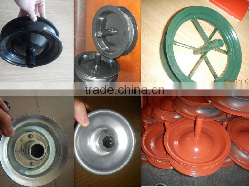 High quality Plastic red rim 3.50-4 for pneumatic wheel pu foam wheel