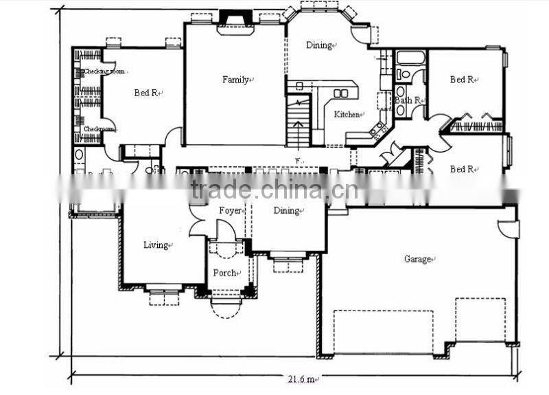 environment friendly steel structure villa/hosing