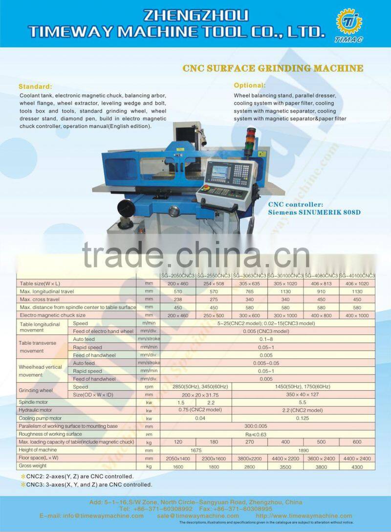 CNC Surface Grinding Machine