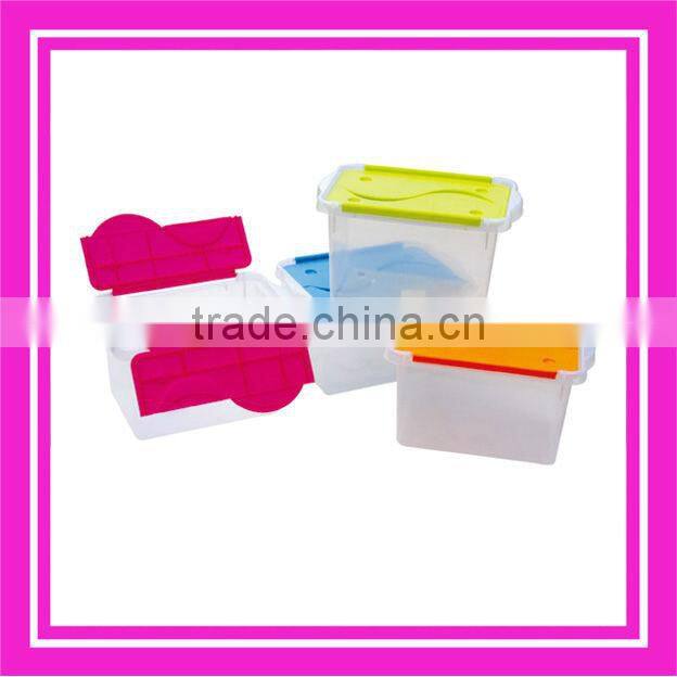 small plastic box & small storage box