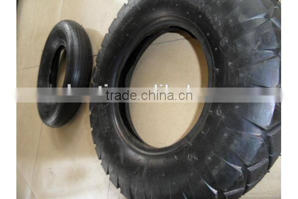 16 inch small wheelbarrow rubber wheels and tires 4.80/4.00-8