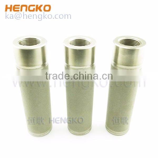 High precision porous SS 316L diffusion stones water-pipe