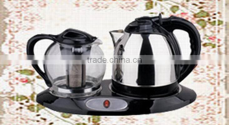 electric kettle with teapot set 1.5L