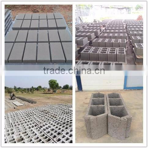 Automatic cement concrete paving interlocking hollow brick block making machine price