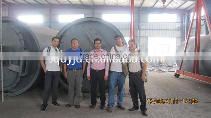 DAYI CE /SGS/BV/ISO, profitable programs Shangqiu DAYI Brand Q345R 16mm waste tire recycling to diesel/tire recycling plant