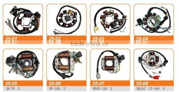 Motorcycle spare parts parts motorcycle stator(GY6-125)