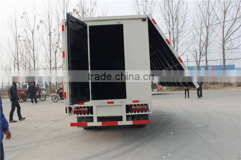 140hp stage trucks mobile for sale,mobile show stage truck,stage truck trailer