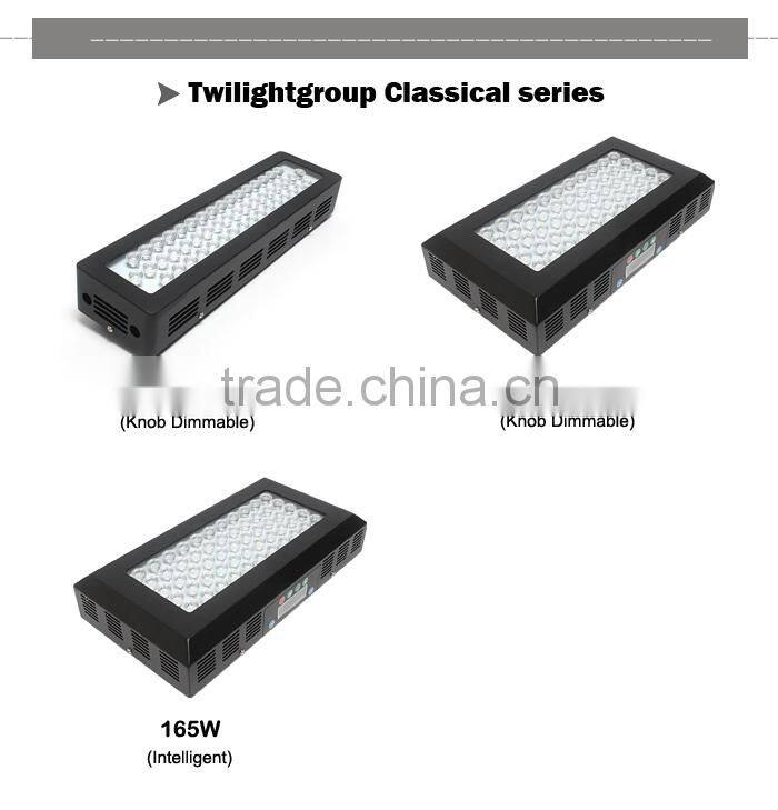 165w programmable led aquarium lighting for cora reef