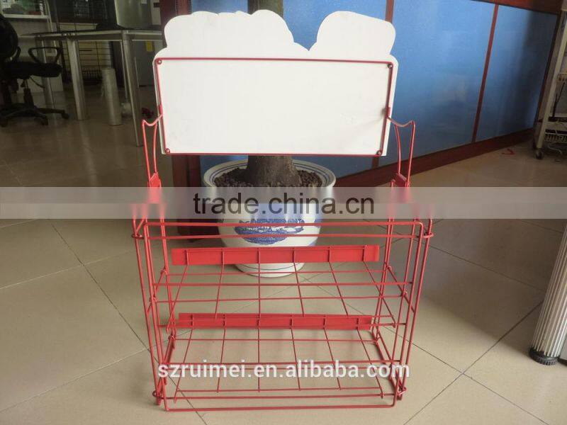 customized multi-layer supermarket snack rack