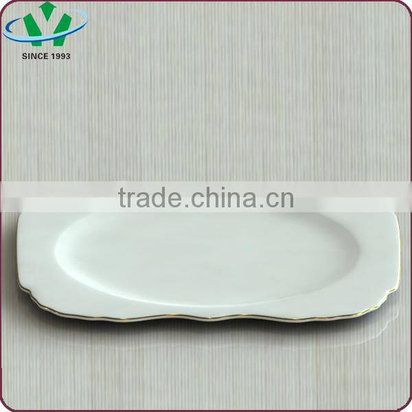 vitrified tableware Cheap White Porcelain Plate