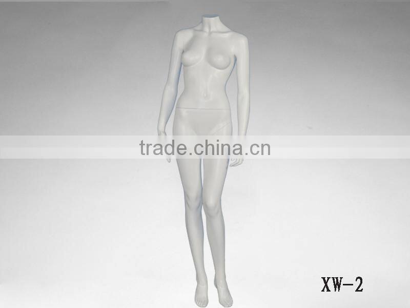Hot sale fashion headless plus size female mannequin for window display