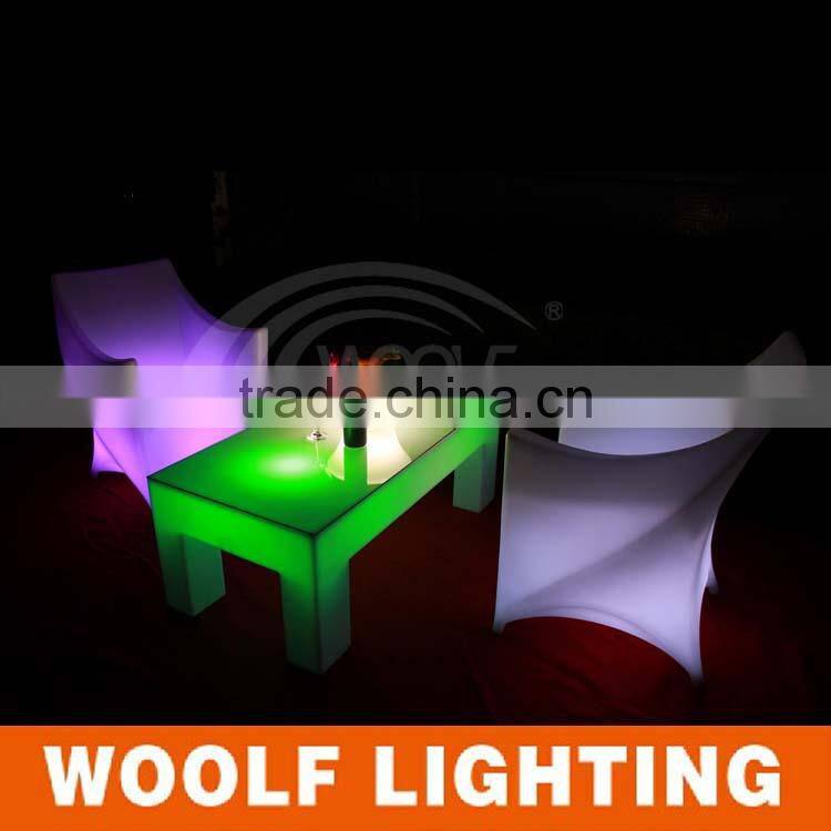 Fresh Hotel Restaurant Bar Color Changing Leisure LED Chair